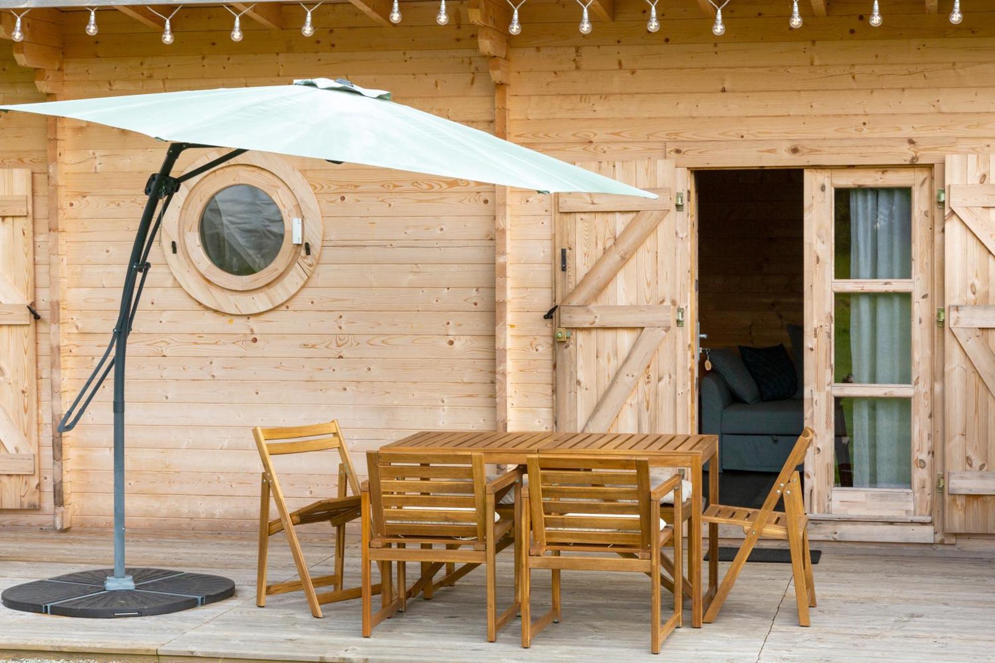 Chalet 4 Pers Landeleau 2Kms Canal Exteriör bild