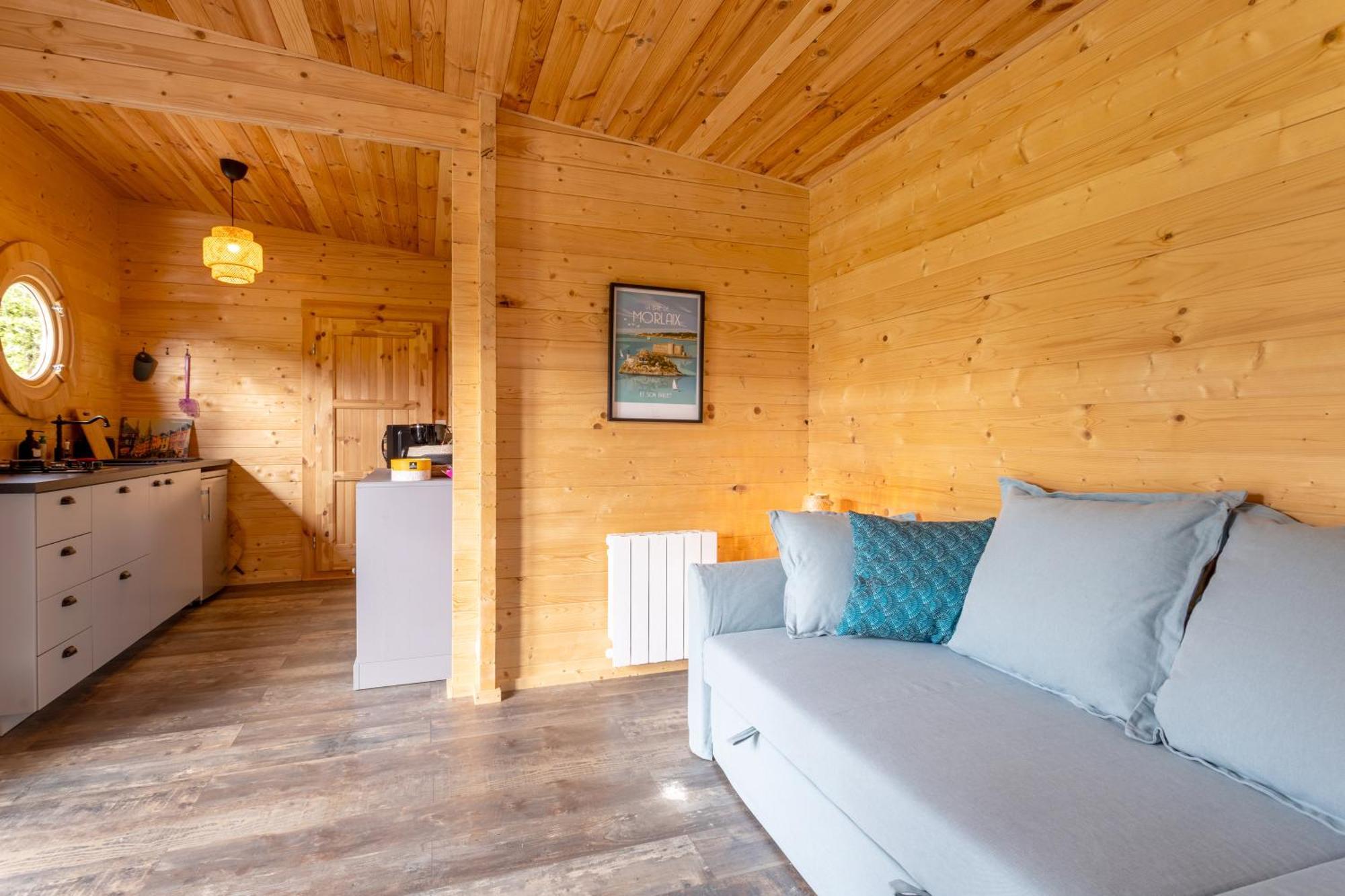 Chalet 4 Pers Landeleau 2Kms Canal Exteriör bild