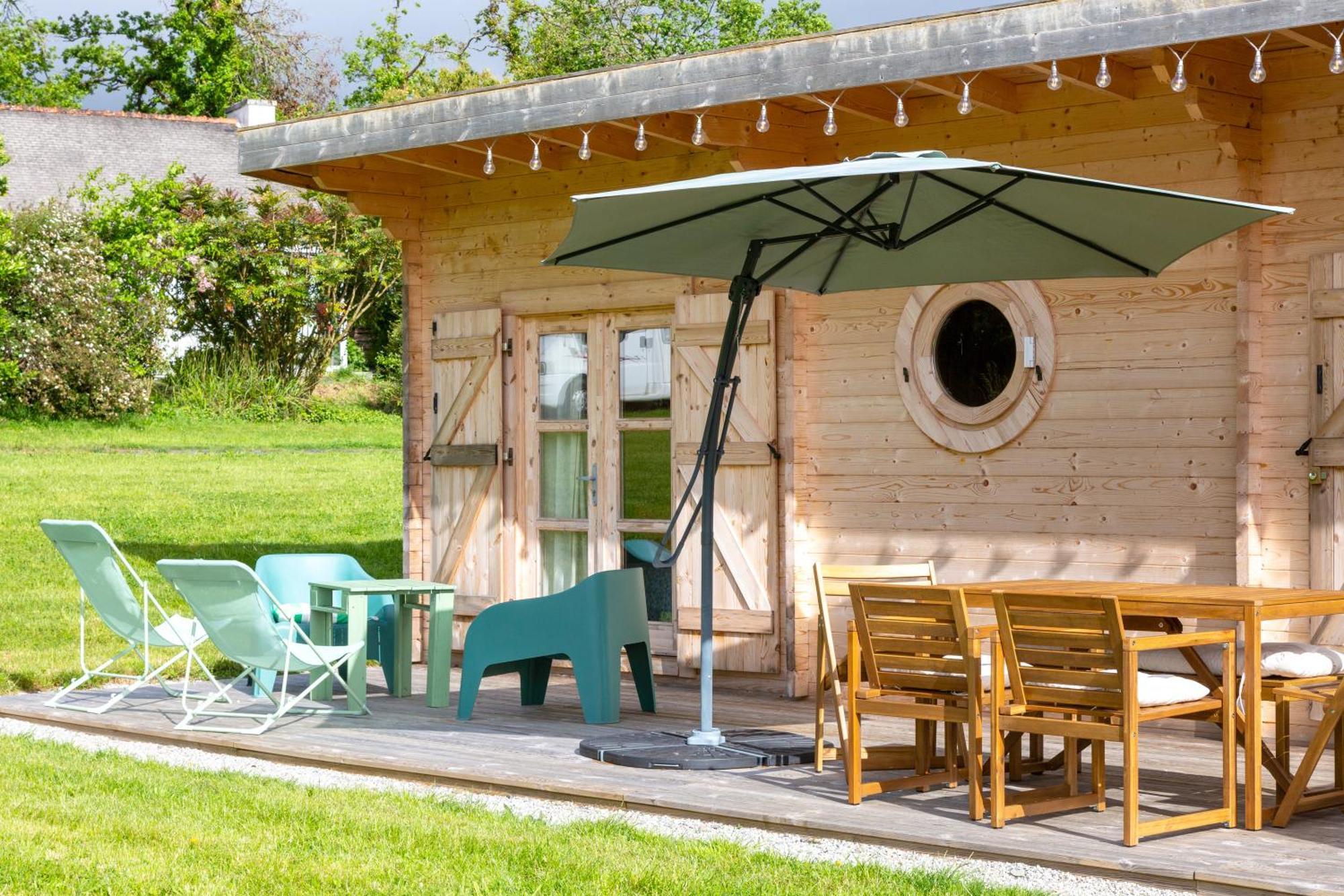 Chalet 4 Pers Landeleau 2Kms Canal Exteriör bild