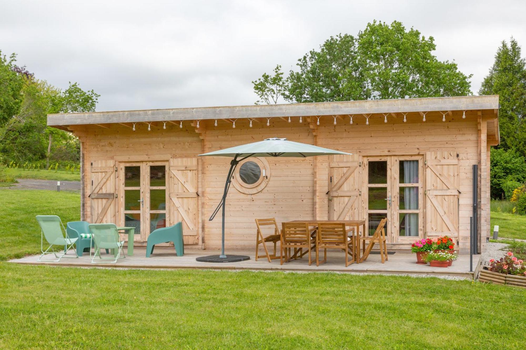 Chalet 4 Pers Landeleau 2Kms Canal Exteriör bild